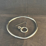 COLLAR 100MM WITH SCREW ON LEASH LOOP