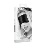 OUCH! Black and White Satin Eye-Mask