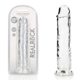 REALROCK 28 cm Straight Dildo - Transparent