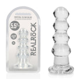 REALROCK 14 cm Curvy Anal Plug - Transparent