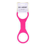 Sex and Mischief Large Hot Pink Silicone Cuffs