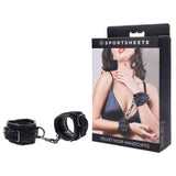 SPORTSHEETS Velvet Noir Handcuffs