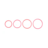 SPORTSHEETS Rubber O-Ring 4 Pack - Coral