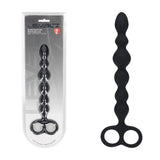 LEVELZ Beaded Silicone Anal Probe with Double Loop