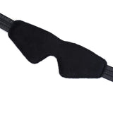 Black Bond: Leather Blindfold with Soft Lining