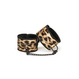 LIEBE SEELE DELUXE 13 PIECE BONDAGE SET LEOPARD PRINT