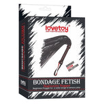 Lovetoy Beginners Flogger Black & Red