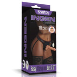 Vibrating Easy Strapon Set 7.5'' Flesh