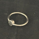 PRINCE ALBERT PIERCING RING WITH FLAT CONNECTING BALL 30MM