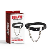 Heart Collar with a Chain