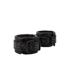 Deluxe Wrist Restraint Cuffs – Adjustable PU Cuffs with Metal Hook