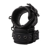 Deluxe Wrist Restraint Cuffs – Adjustable PU Cuffs with Metal Hook