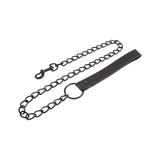Fetish Connector Lead – PU Strap with Metal Chain Attachment