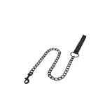 Fetish Connector Lead – PU Strap with Metal Chain Attachment