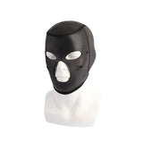 Full-Face Bondage Hood – Black