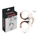 Luv Punish Cuffs – Adjustable Iron Cuffs with Two Keys