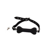 Doggle Bone Bit Gag - Black