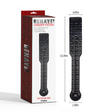 Punish Me Black PU Paddle