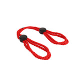 Bondage Cotton Cuffs - Red