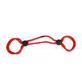Bondage Cotton Cuffs - Red