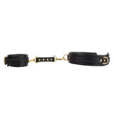 Behave Wire To Thigh Cuff Set - Black