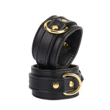 Behave Wire To Thigh Cuff Set - Black
