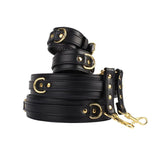 Behave Wire To Thigh Cuff Set - Black