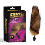 Furry Anal Plug - Black