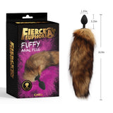 Furry Anal Plug - Black
