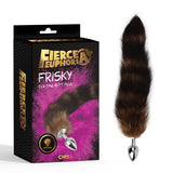 Frisky Fox Tail Butt Plug – Aluminium Alloy Base with Soft Bushy Tail
