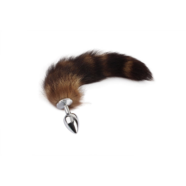 Frisky Fox Tail Butt Plug – Aluminium Alloy Base with Soft Bushy Tail