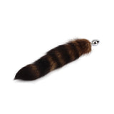 Frisky Fox Tail Butt Plug – Aluminium Alloy Base with Soft Bushy Tail