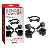 BEHAVE Fully Restrain Your Lover Set – Black
