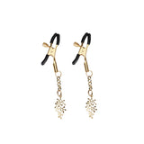 Flower Shaped Flowers Gold Nipple Clamps (Two Pieces A Set)